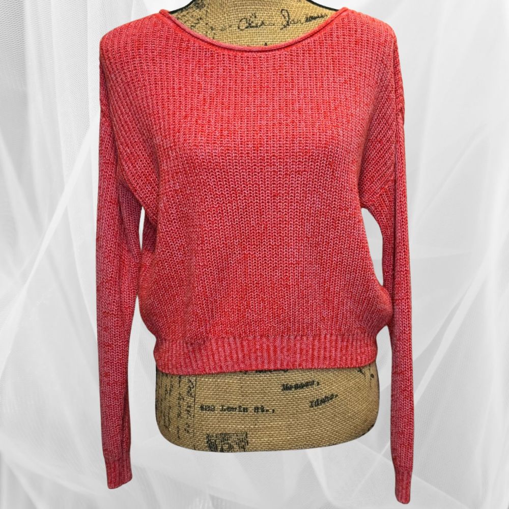 Wild Fable - Women’s Sweater - S - Red/White (Pinkish) - Crewneck